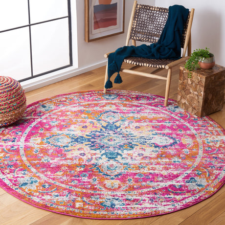 Safavieh Madison Mad154R Fuchsia/Gold Rug.