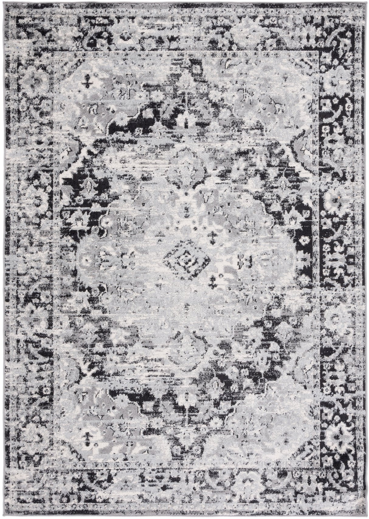 Safavieh Madison Mad154Z Black/Grey Rug.