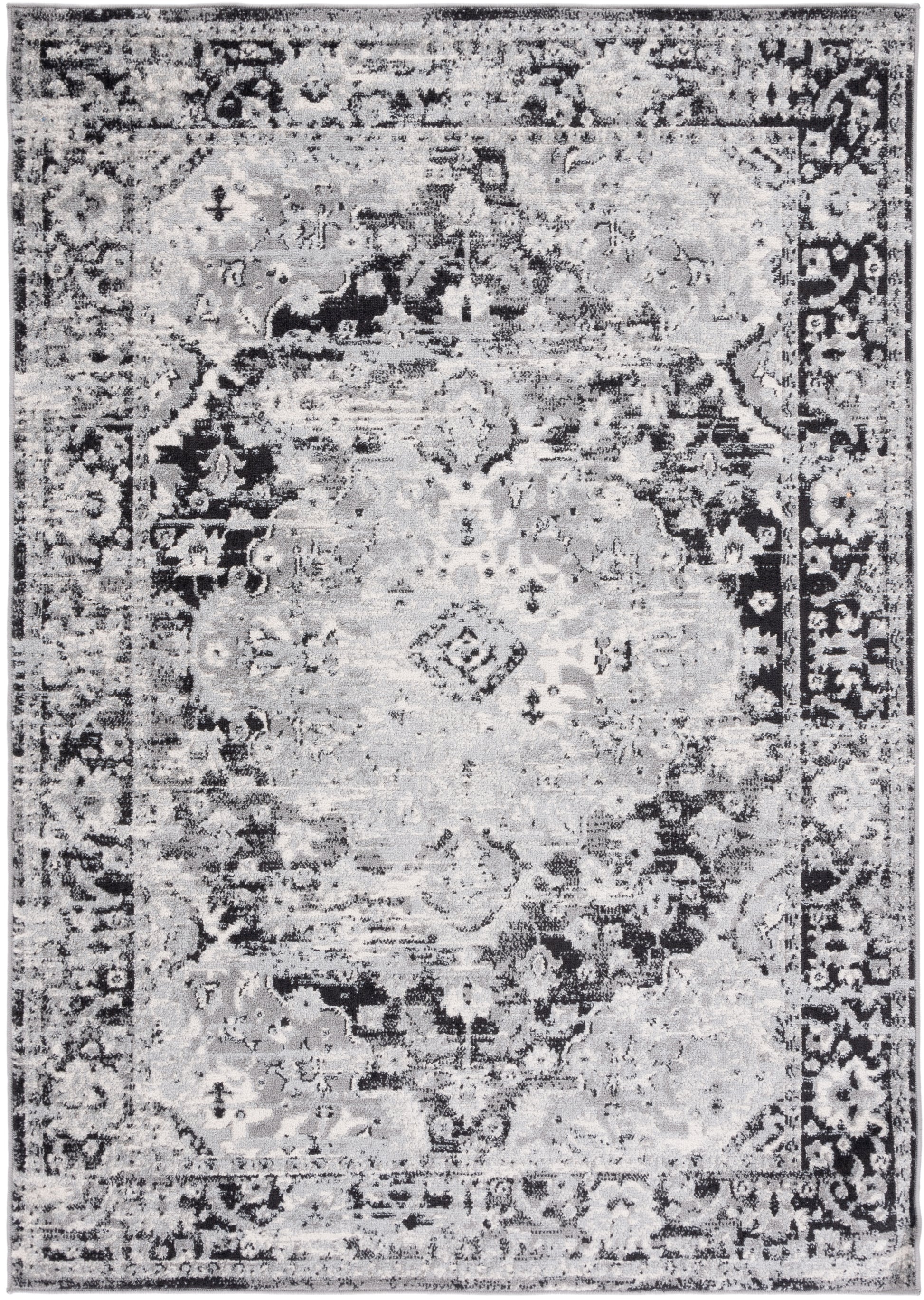 Safavieh Madison Mad154Z Black/Grey Area Rug