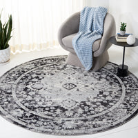 Safavieh Madison Mad154Z Black/Grey Area Rug