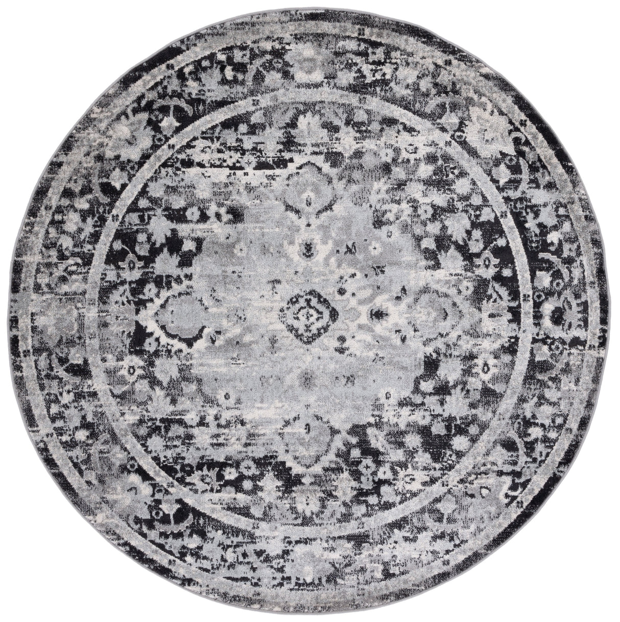 Safavieh Madison Mad154Z Black/Grey Rug.