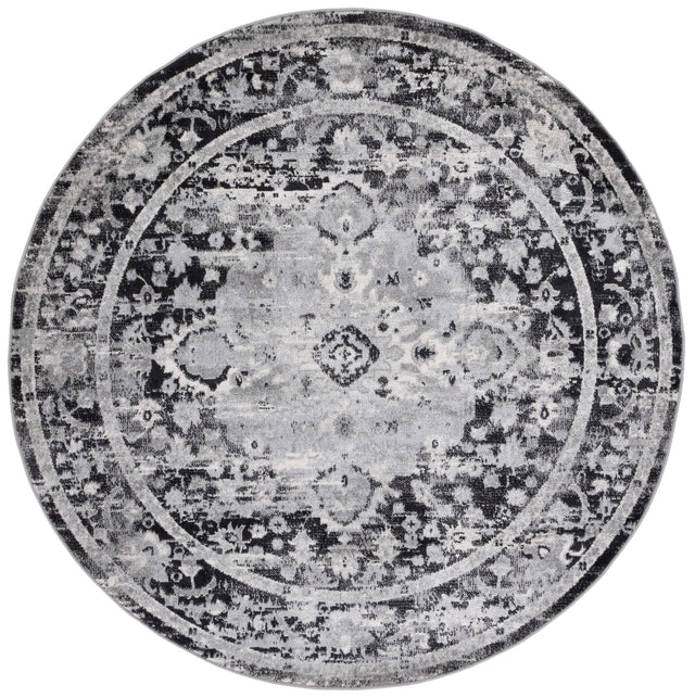 Safavieh Madison Mad154Z Black/Grey Rug.