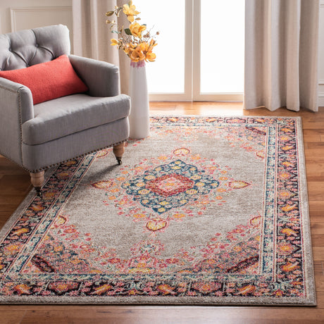 Safavieh Madison Mad252F Grey/Fuchsia Rugs.