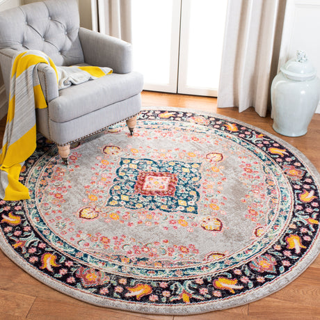 Safavieh Madison Mad252F Grey/Fuchsia Rugs.