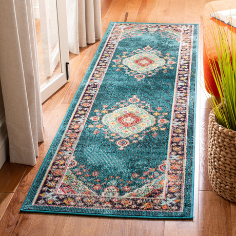 Safavieh Madison Mad252N Navy/Turquoise Rugs.