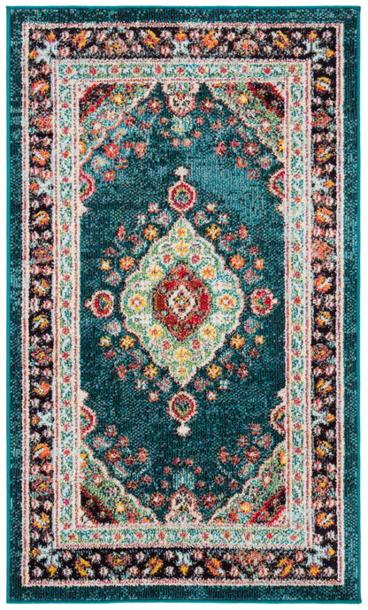 Safavieh Madison Mad252N Navy/Turquoise Area Rug