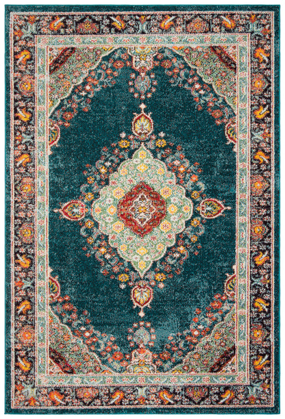 Safavieh Madison Mad252N Navy/Turquoise Area Rug