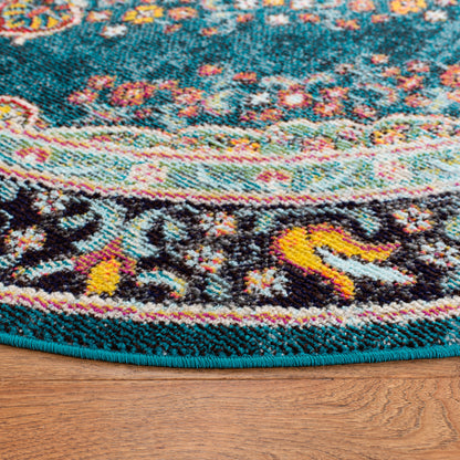 Safavieh Madison Mad252N Navy/Turquoise Area Rug