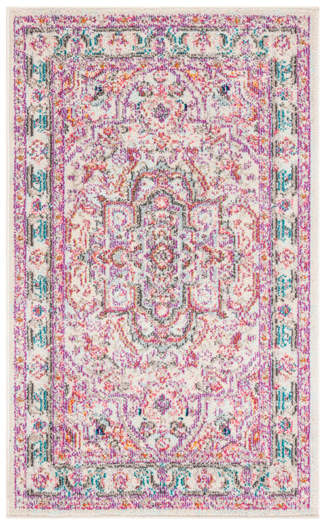 Safavieh Madison Mad259B Beige/Fuchsia Rug.