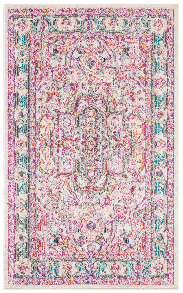 Safavieh Madison Mad259B Beige/Fuchsia Rug.