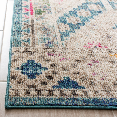 Safavieh Madison Mad418N Dark Blue/Yellow Rug.