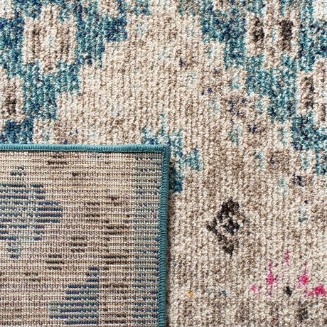 Safavieh Madison Mad418N Dark Blue/Yellow Rug.