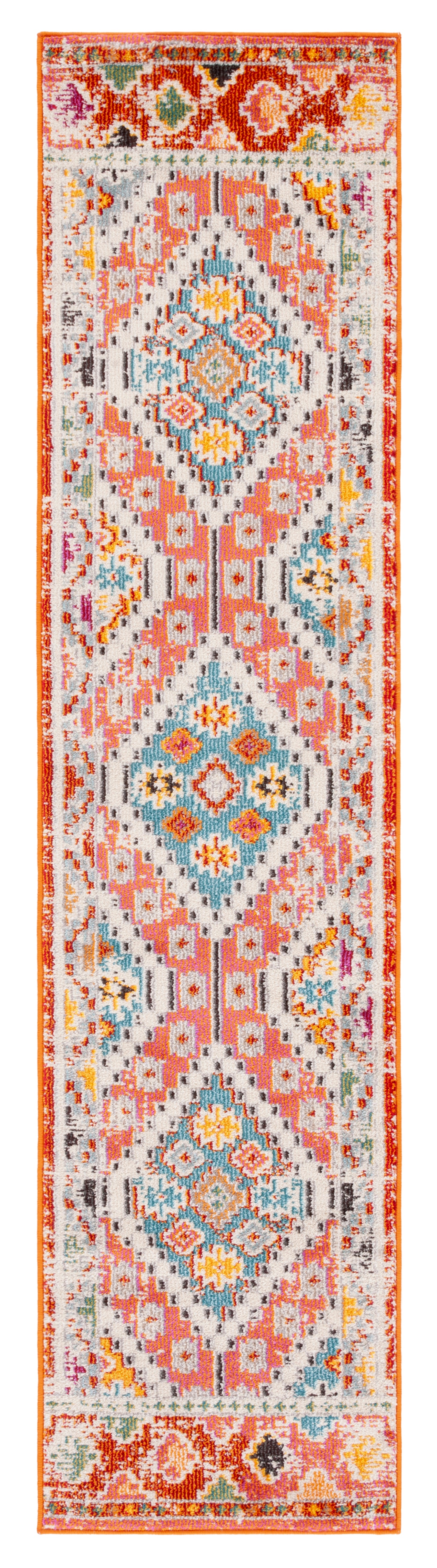 Safavieh Madison Mad418Q Rust/Pink Area Rug