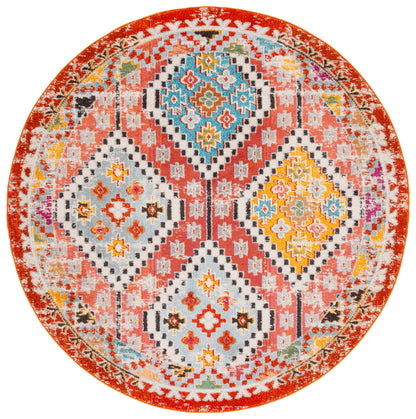 Safavieh Madison Mad418Q Rust/Pink Area Rug