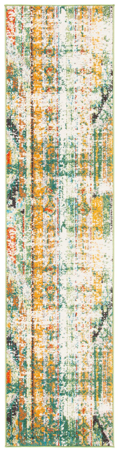 Safavieh Madison Mad422Y Green/Orange Area Rug