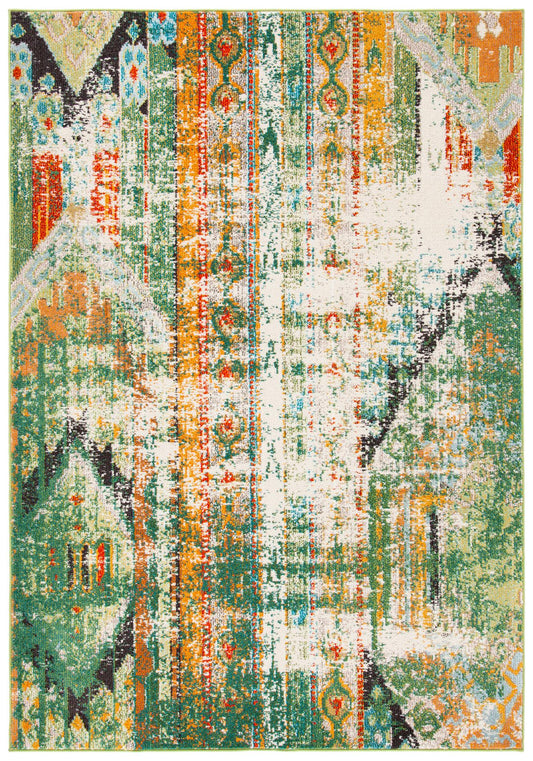 Safavieh Madison Mad422Y Green/Orange Area Rug