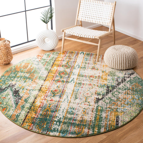 Safavieh Madison Mad422Y Green/Orange Rugs.