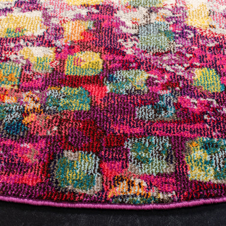 Safavieh Madison Mad425D Fuchsia/Gold Rug.