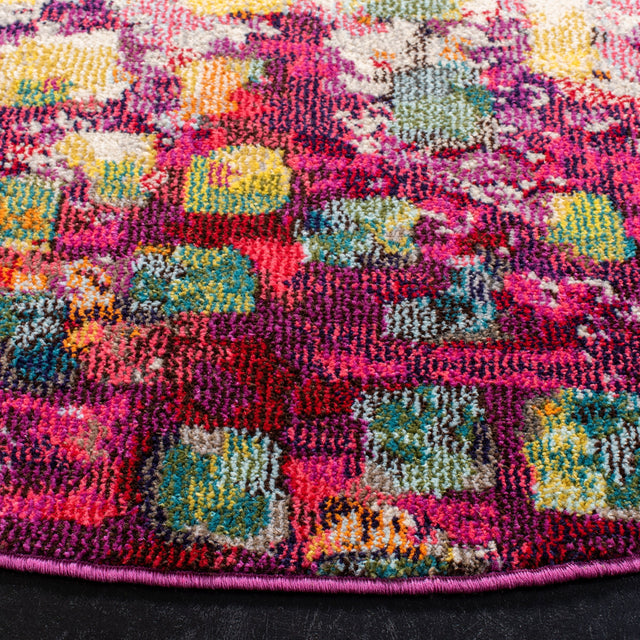 Safavieh Madison Mad425D Fuchsia/Gold Rug.