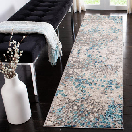 Safavieh Madison Mad425E Grey/Blue Rug.