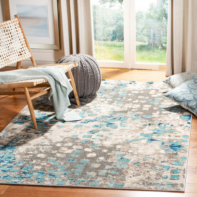 Safavieh Madison Mad425E Grey/Blue Rug.