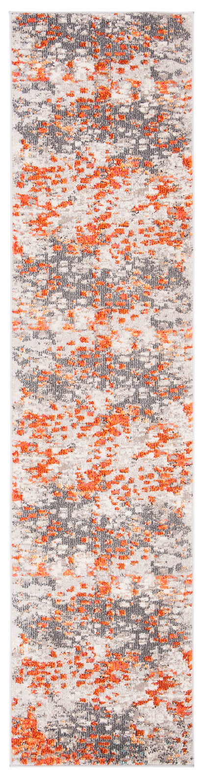 Safavieh Madison Mad425H Grey/Orange Area Rug