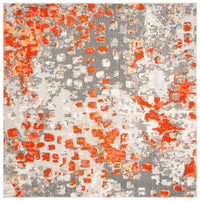 Safavieh Madison Mad425H Grey/Orange Area Rug