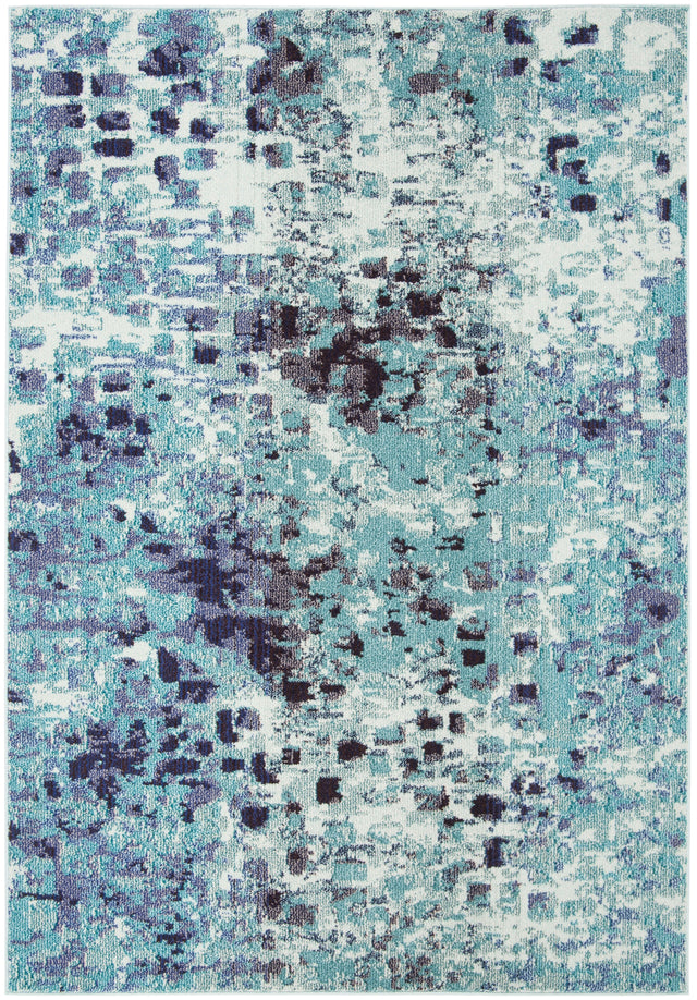 Safavieh Madison Mad425J Turquoise/Navy Rug.