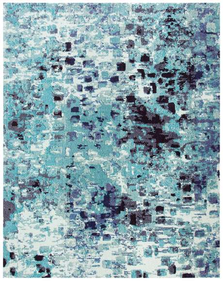 Safavieh Madison Mad425J Turquoise/Navy Rug.