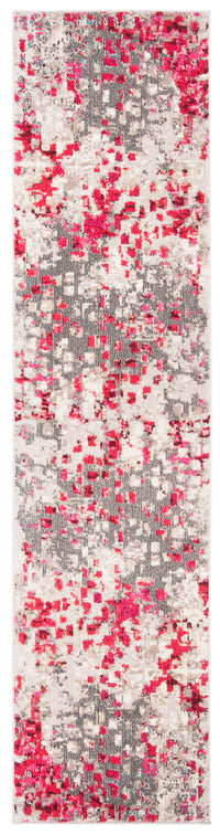 Safavieh Madison Mad425R Grey/Red Area Rug