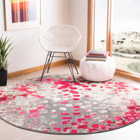 Safavieh Madison Mad425R Grey/Red Area Rug