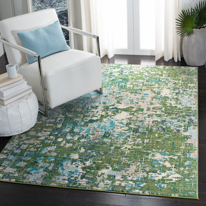 Safavieh Madison Mad425Y Green/Turquoise Area Rug