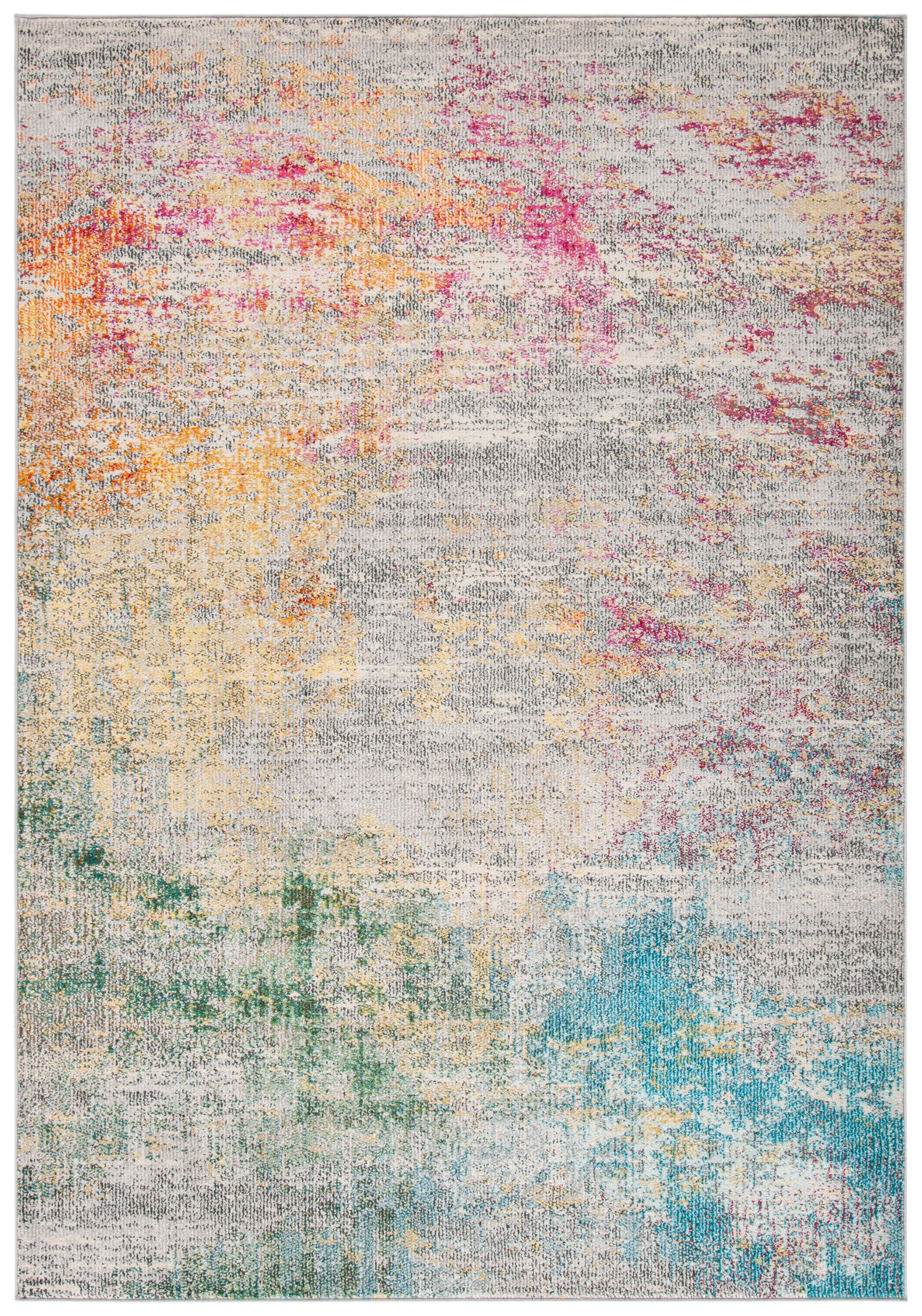 Safavieh Madison Mad440F Grey/Gold Area Rug