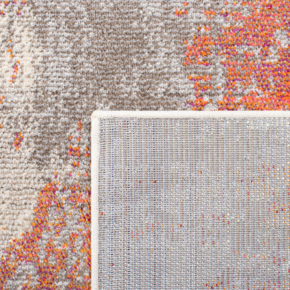 Safavieh Madison Mad440G Grey/Orange Area Rug