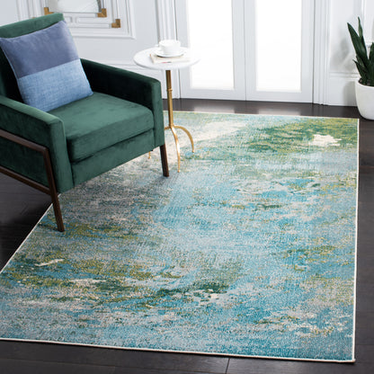 Safavieh Madison Mad440J Light Blue/Green Area Rug