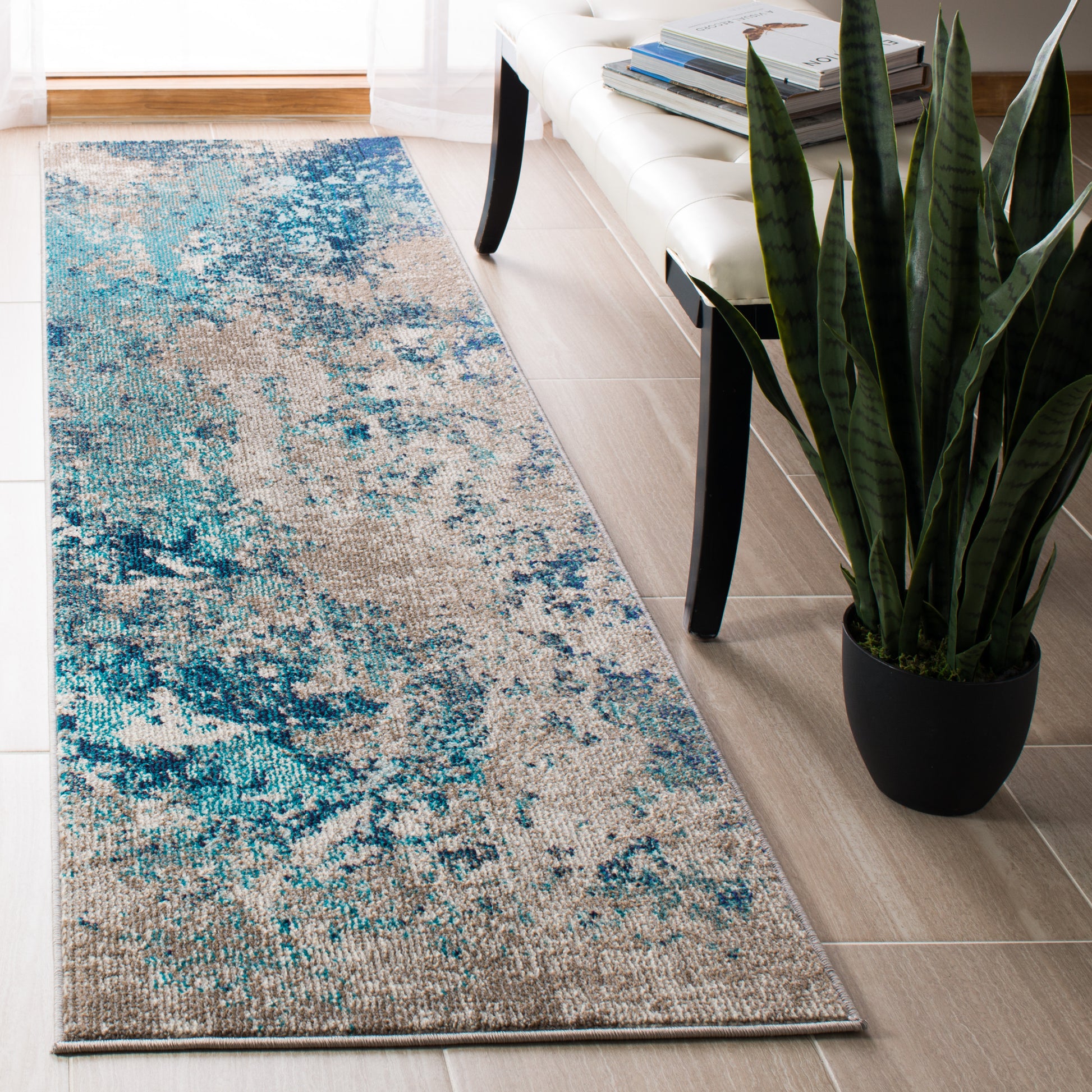 Safavieh Madison Mad440M Blue/Grey Area Rug