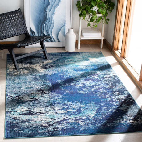 Safavieh Madison Mad440N Navy/Ivory Rugs.