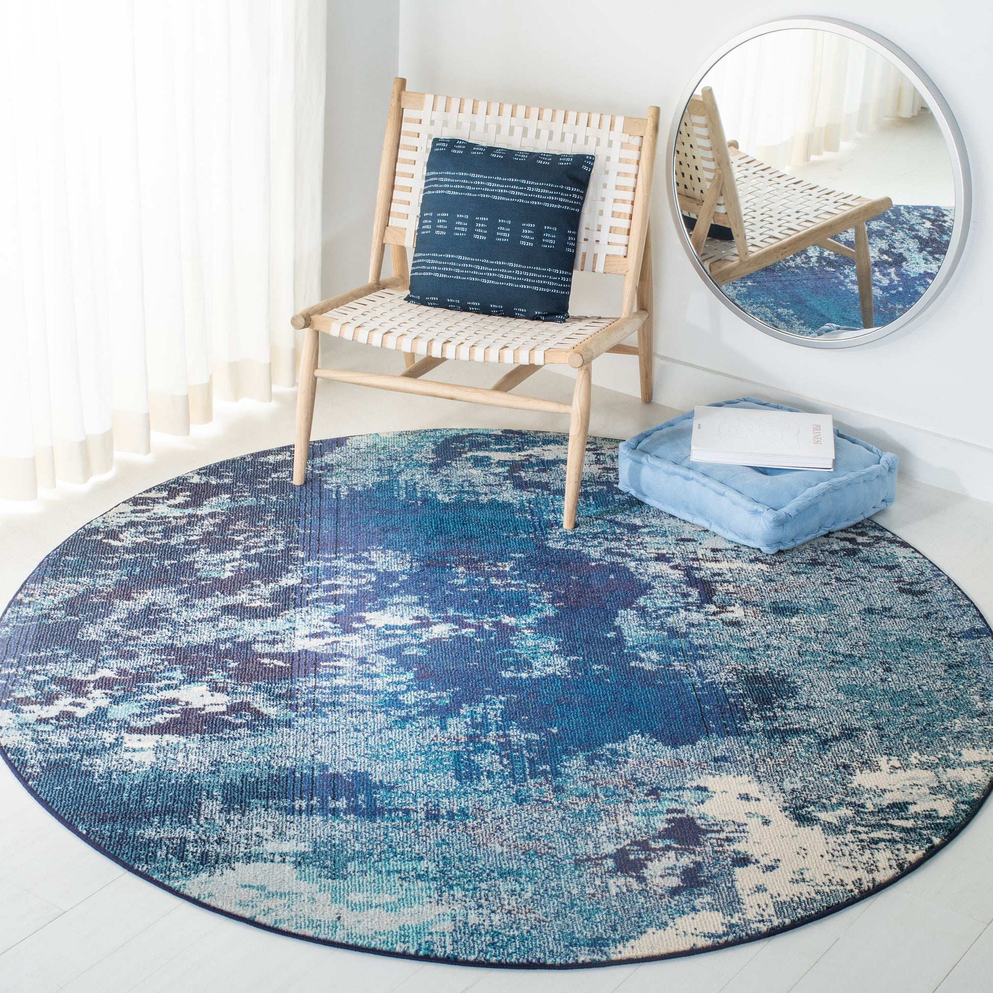 Safavieh Madison Mad440N Navy/Ivory Area Rug