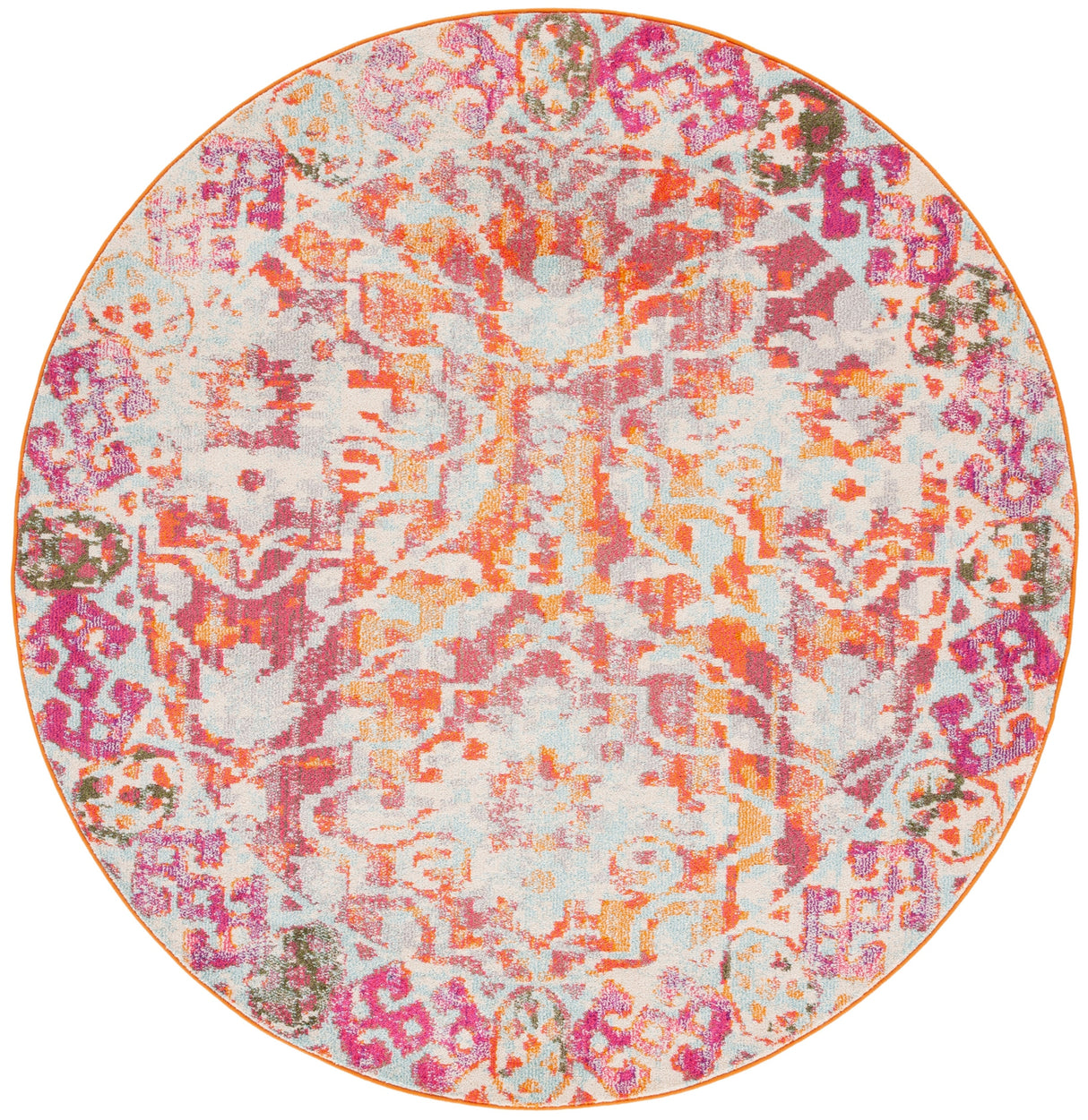 Safavieh Madison Mad444P Orange/Ivory Rugs.
