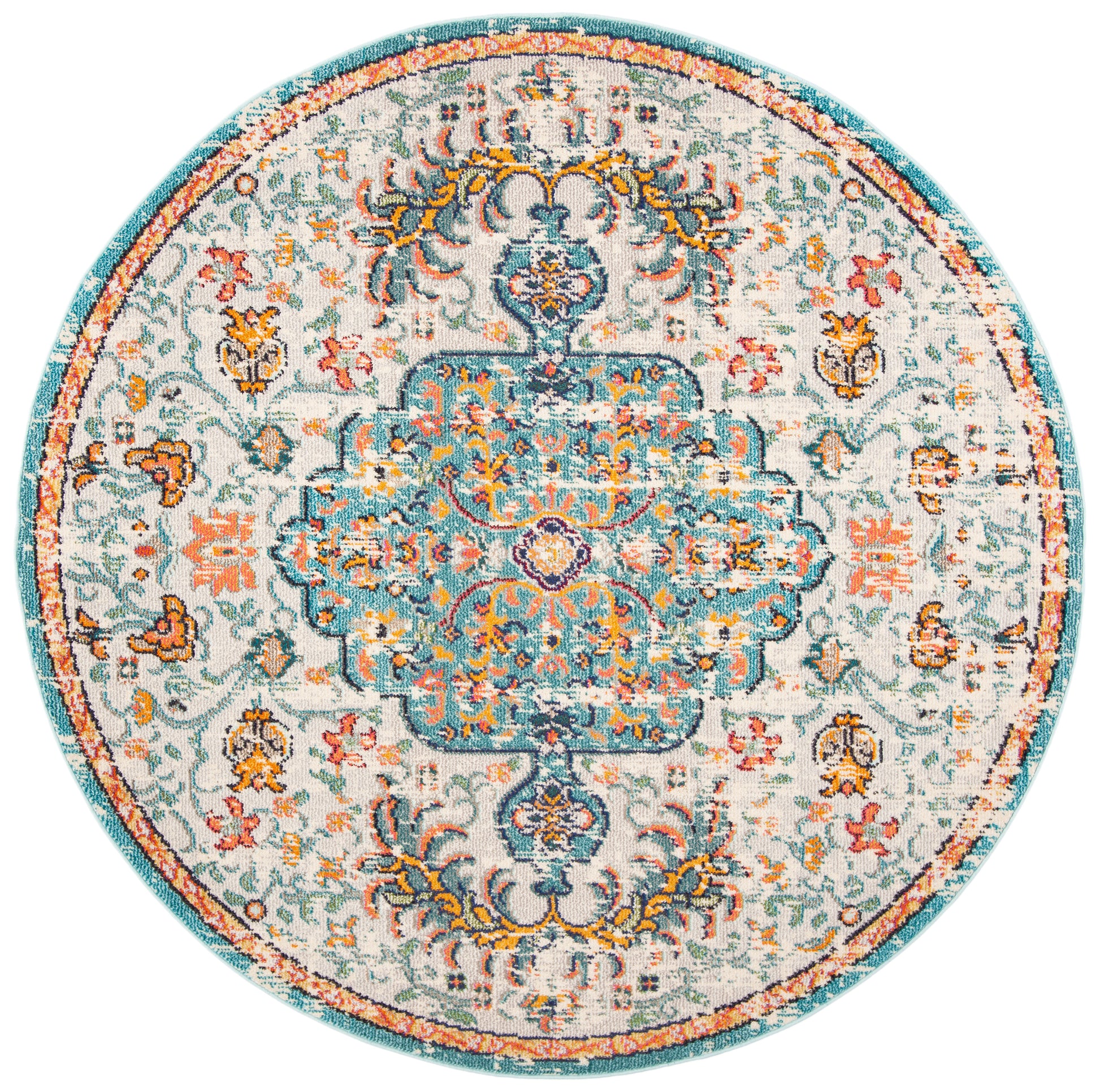 Safavieh Madison Mad447F Grey/Light Blue Area Rug