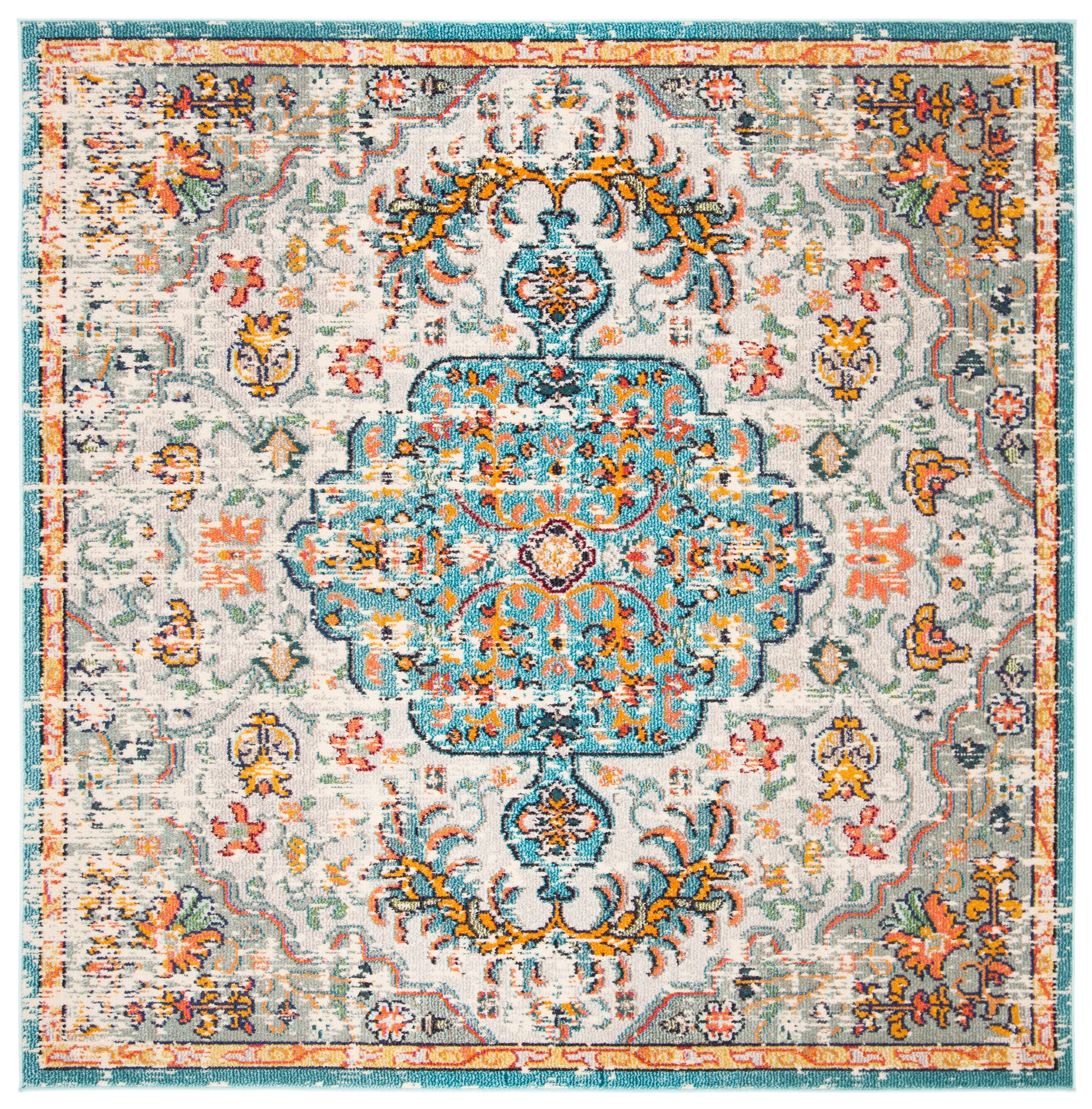 Safavieh Madison Mad447F Grey/Light Blue Area Rug