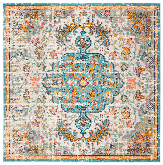 Safavieh Madison Mad447F Grey/Light Blue Rug.