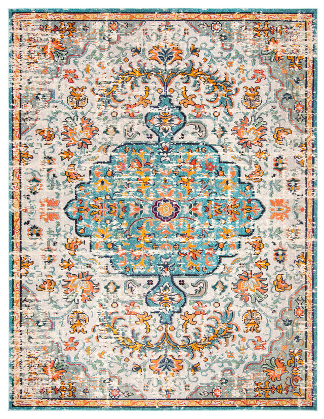 Safavieh Madison Mad447F Grey/Light Blue Rug.