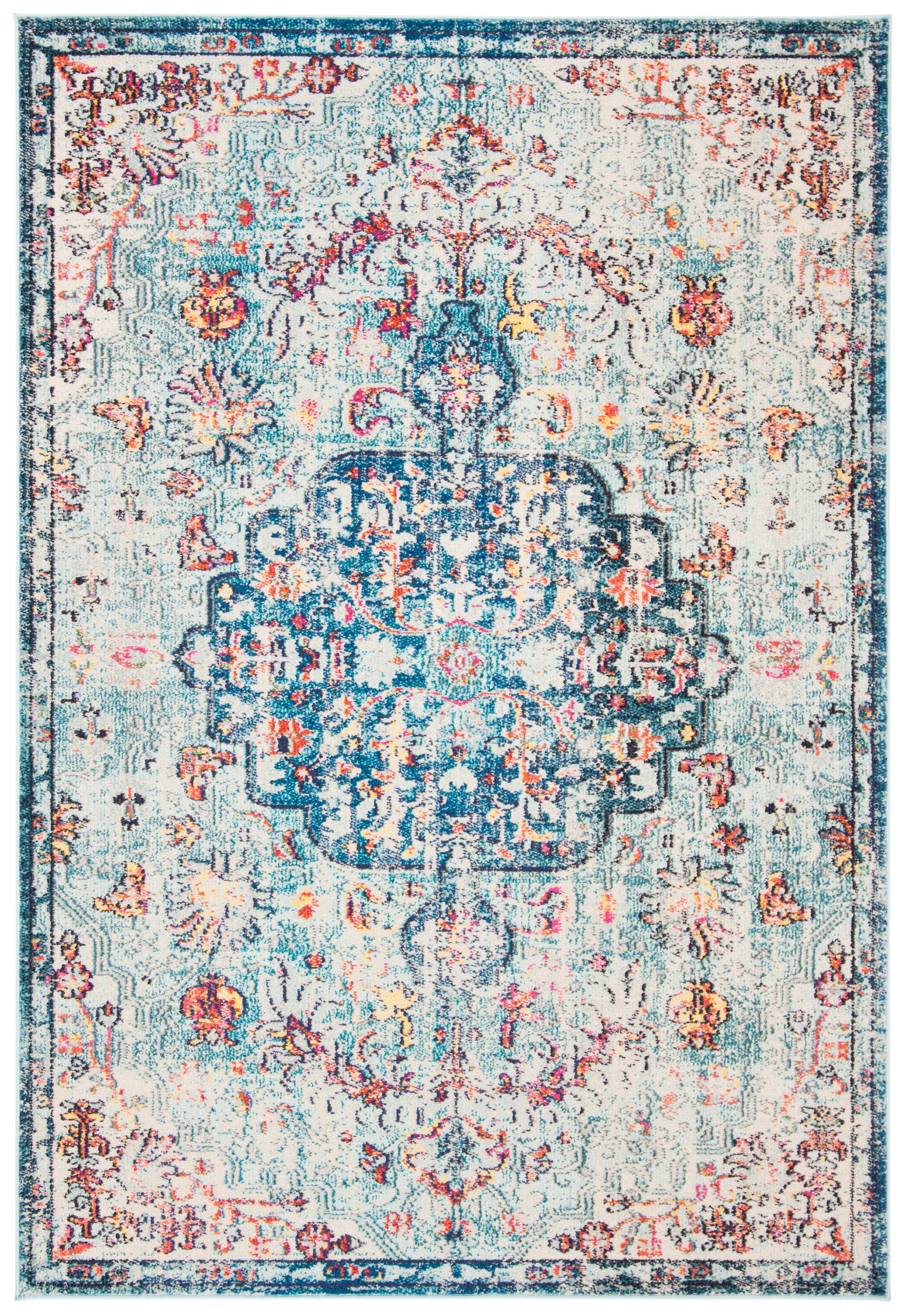 Safavieh Madison Mad447K Navy/Light Blue Area Rug