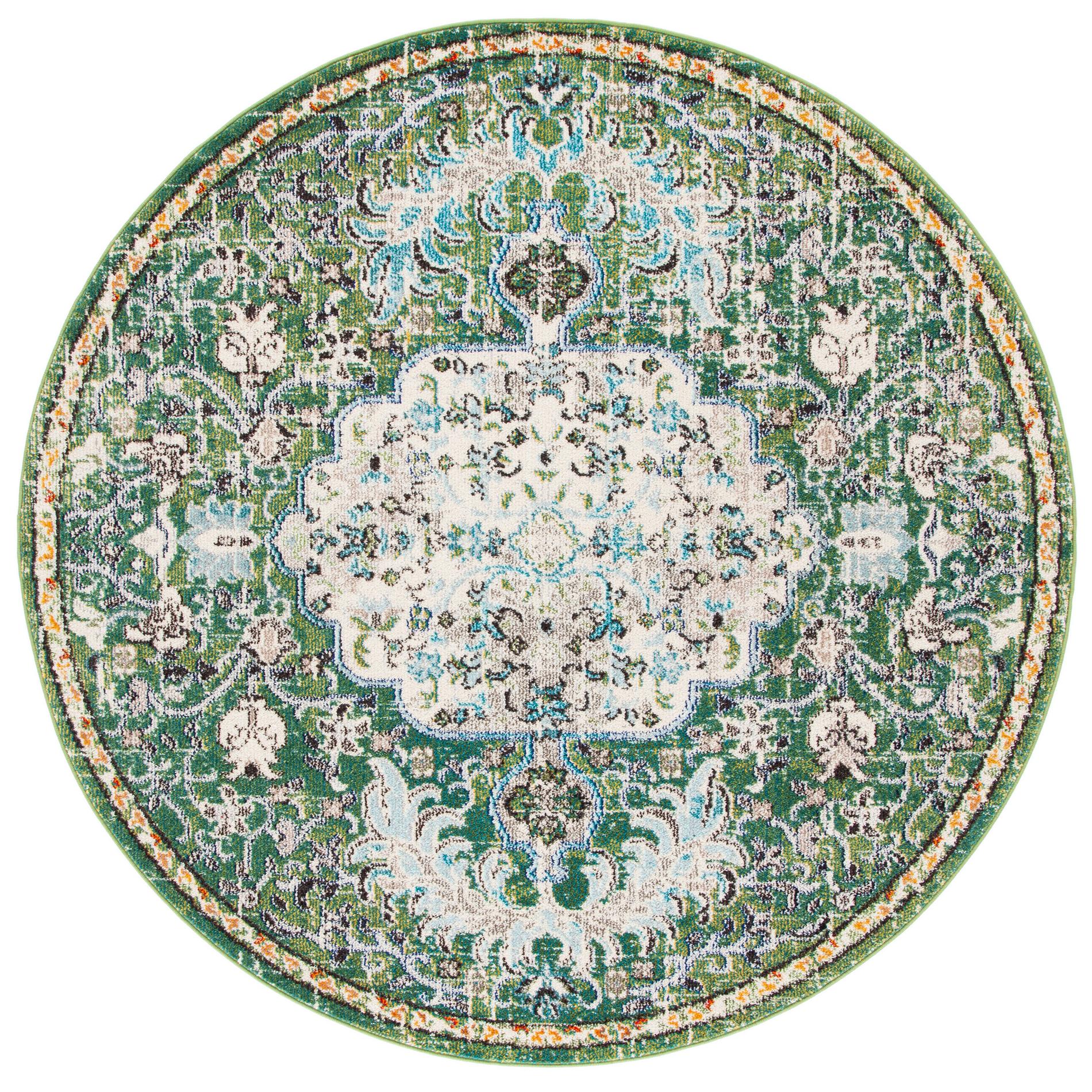 Safavieh Madison Mad447Y Green/Turquoise Area Rug