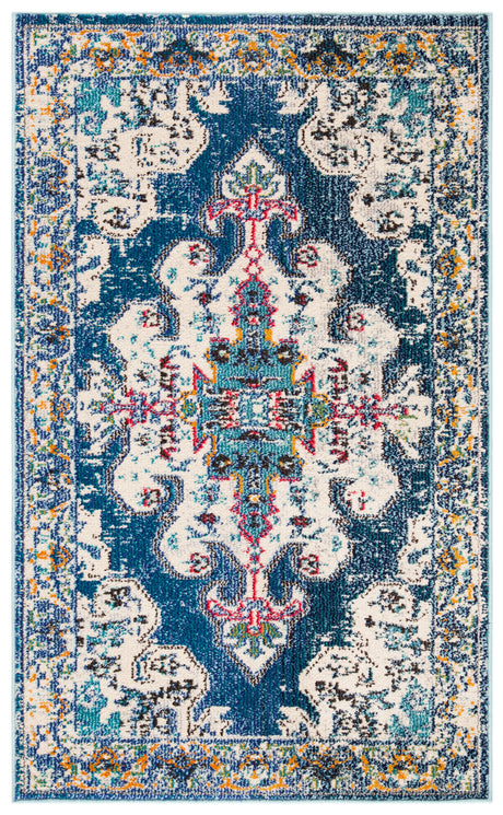 Safavieh Madison Mad452M Navy/Grey Rug.