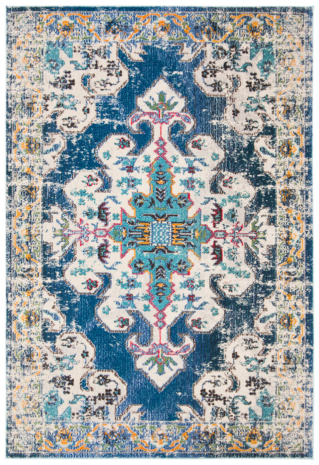 Safavieh Madison Mad452M Navy/Grey Rug.