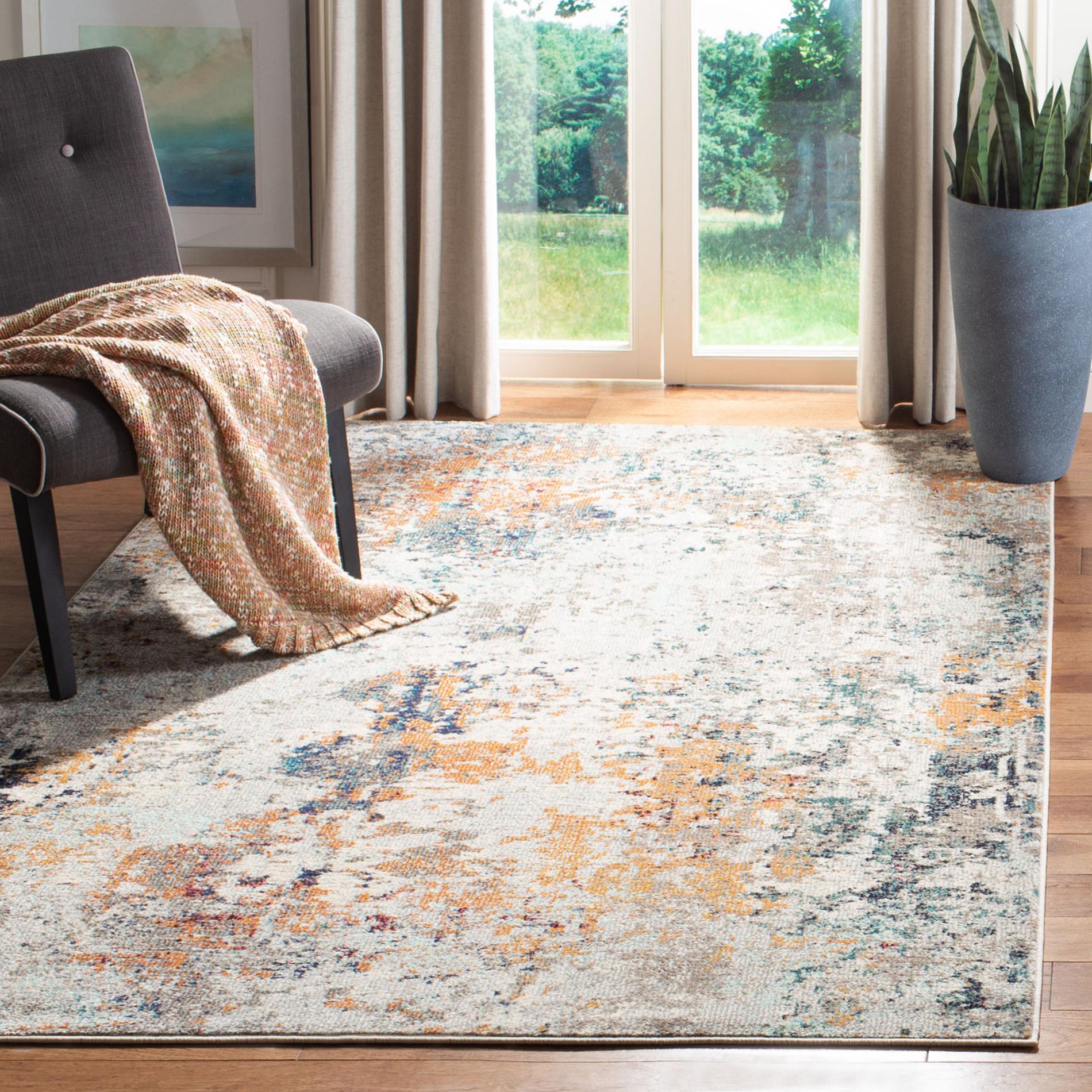 Safavieh Madison Mad453A Grey/Beige Area Rug