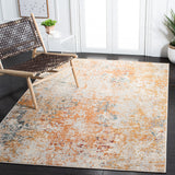 Safavieh Madison Mad453B Ivory/Orange Rug.