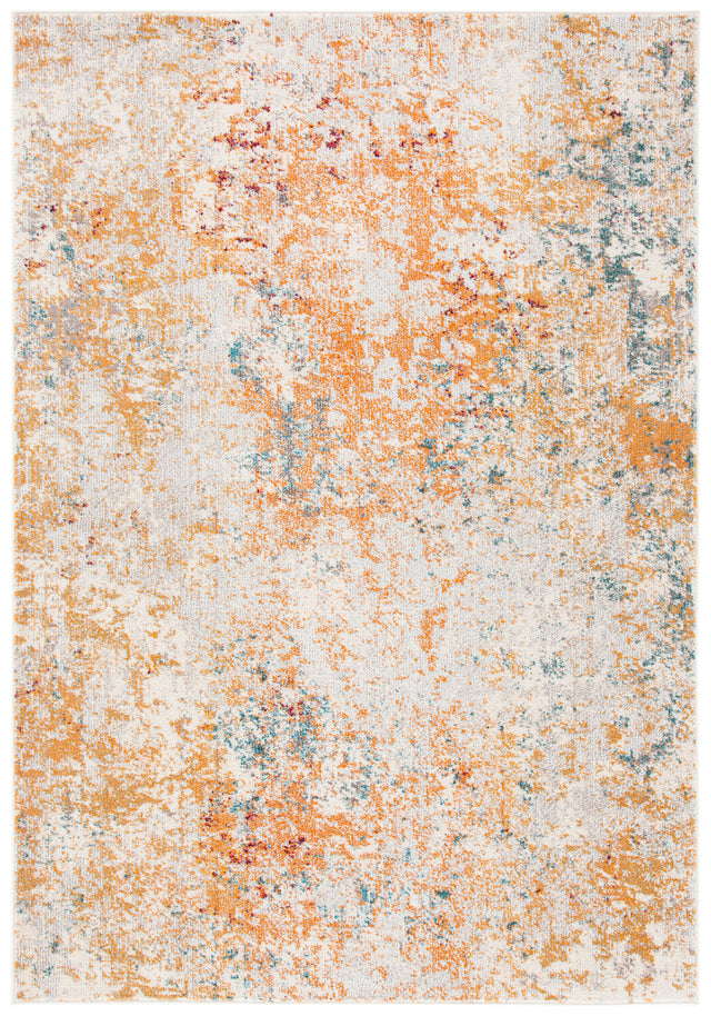 Safavieh Madison Mad453B Ivory/Orange Rug.